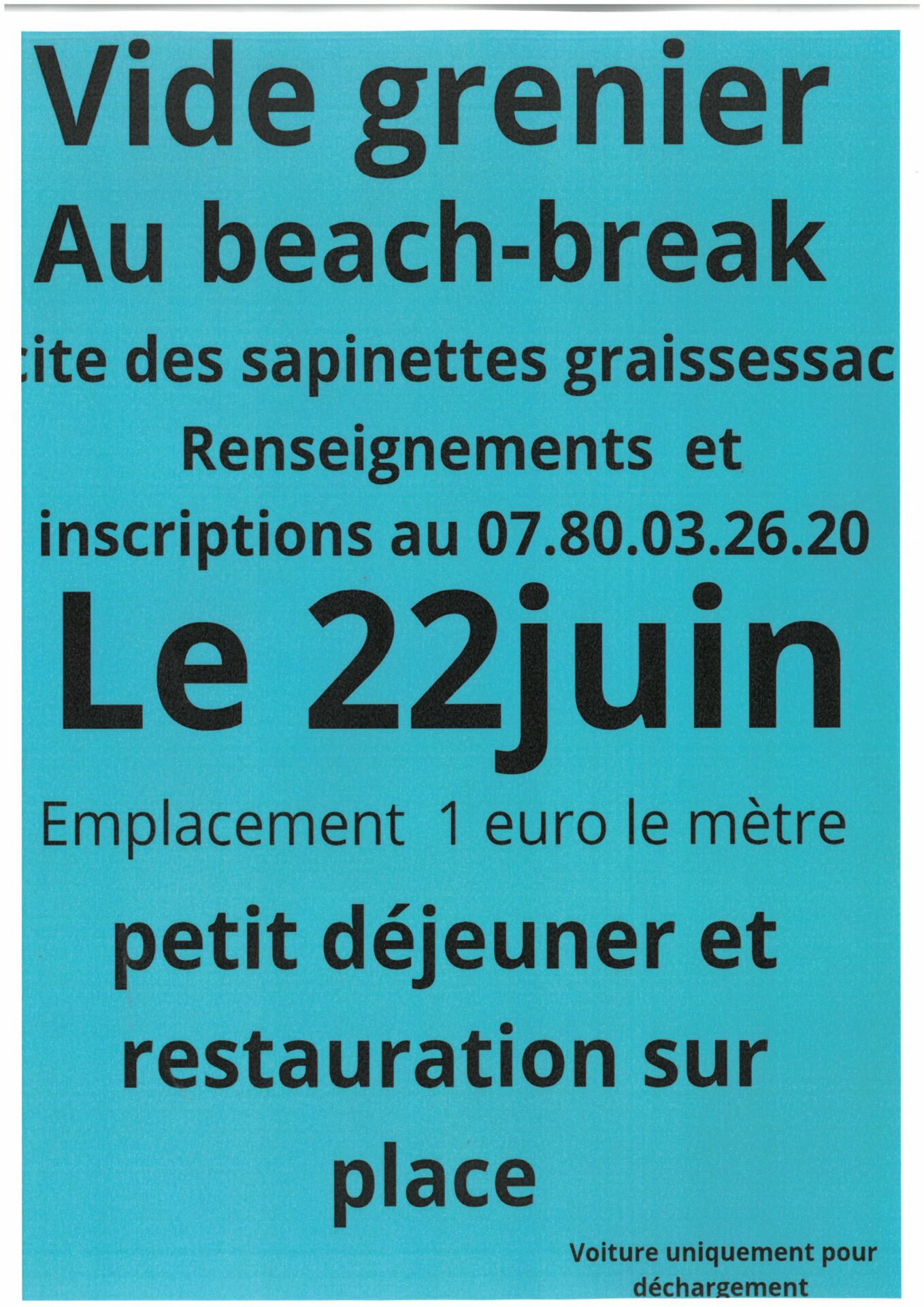vide grenier