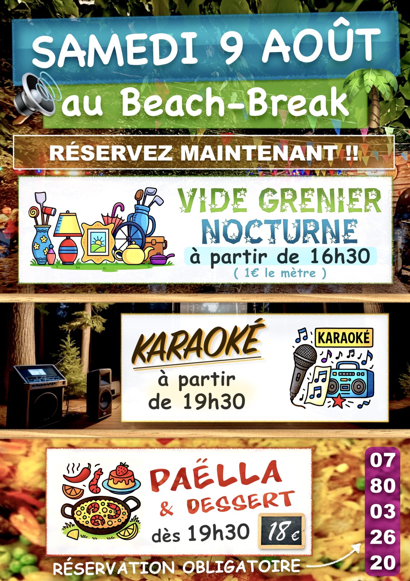 vide grenier nocturne