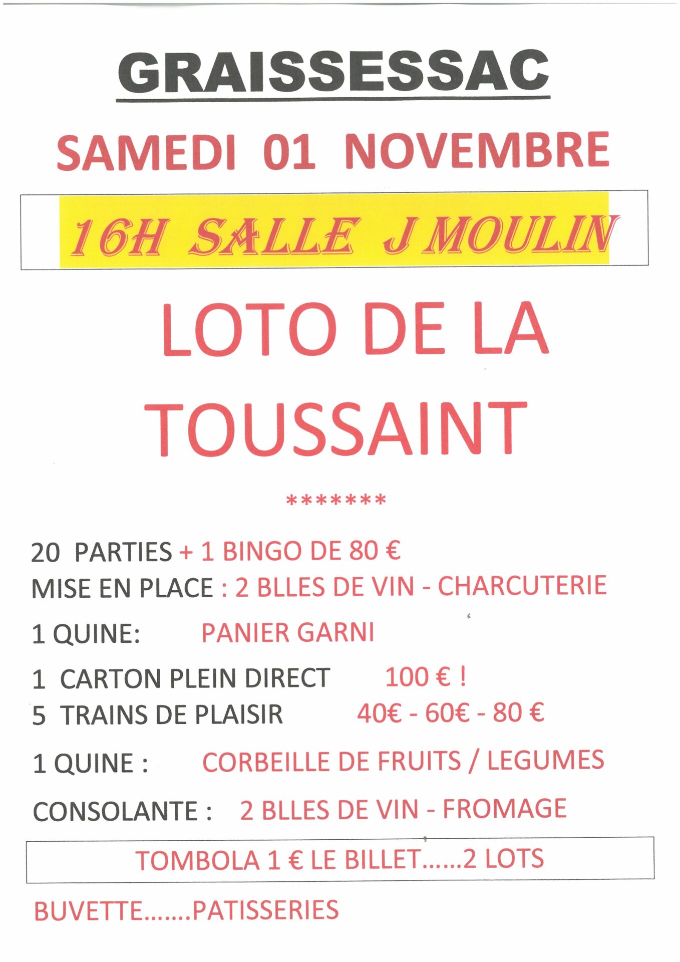 LOTO TOUSSAINT