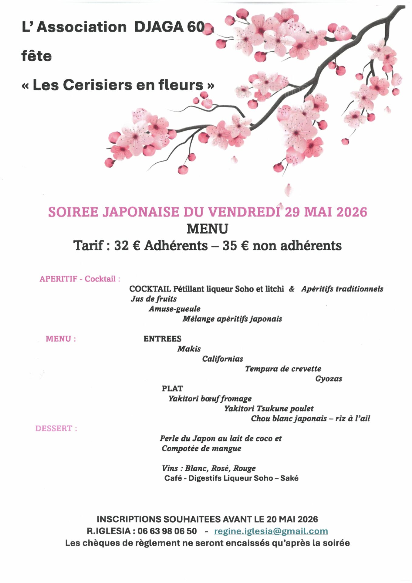 soirée japonaise DJAGA