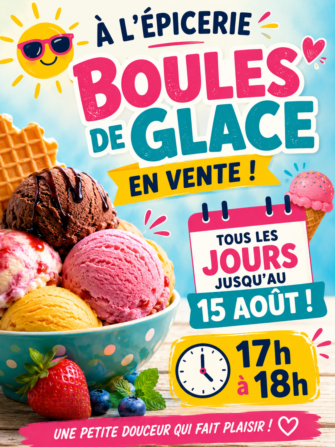 glaces